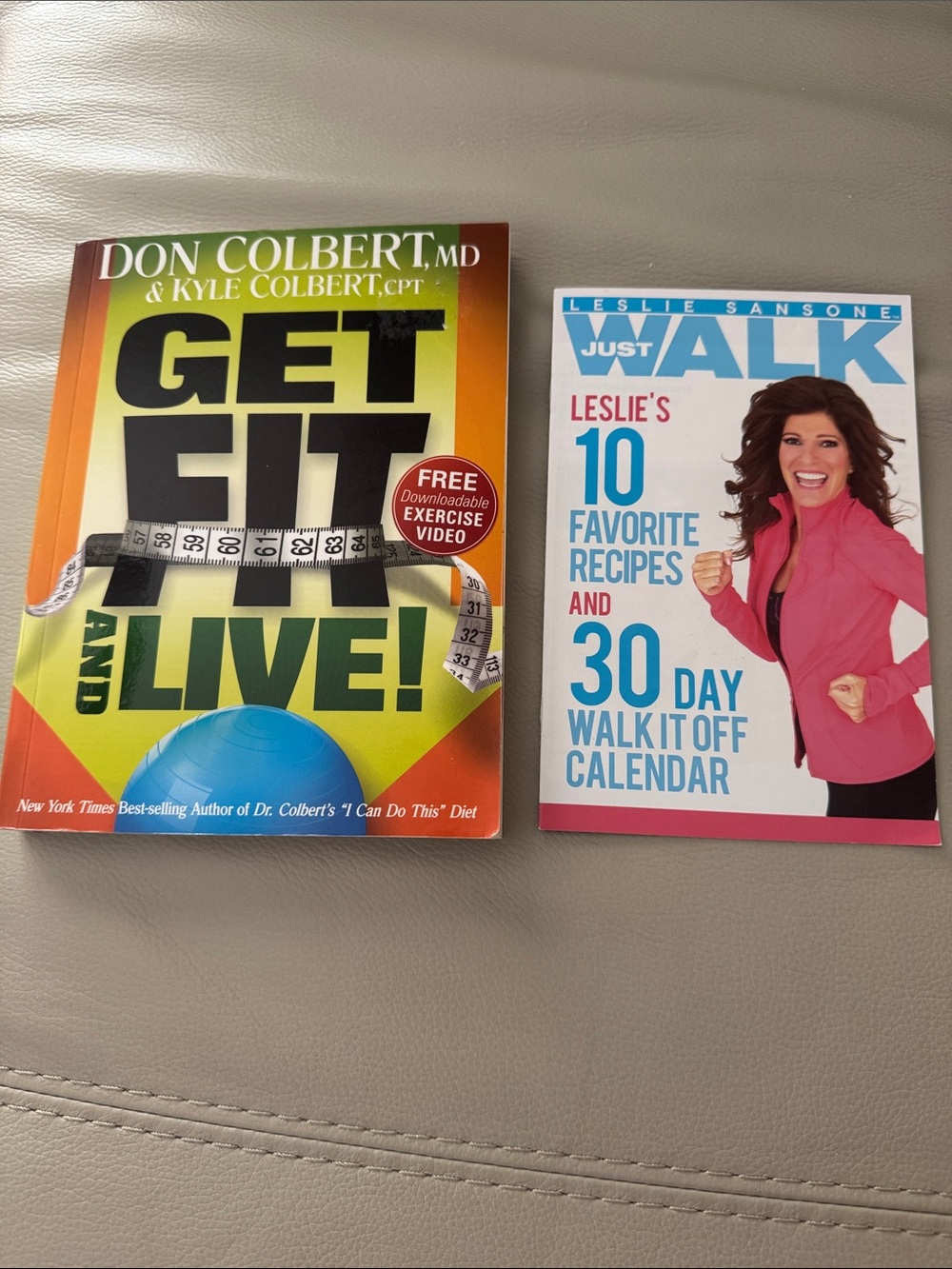 Get Fit and Live Paperback w/bonus Recipe/Walk Calendar